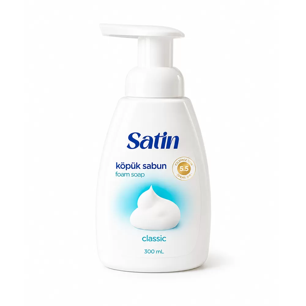 Satin Köpük Sabun Beyaz 300 ml