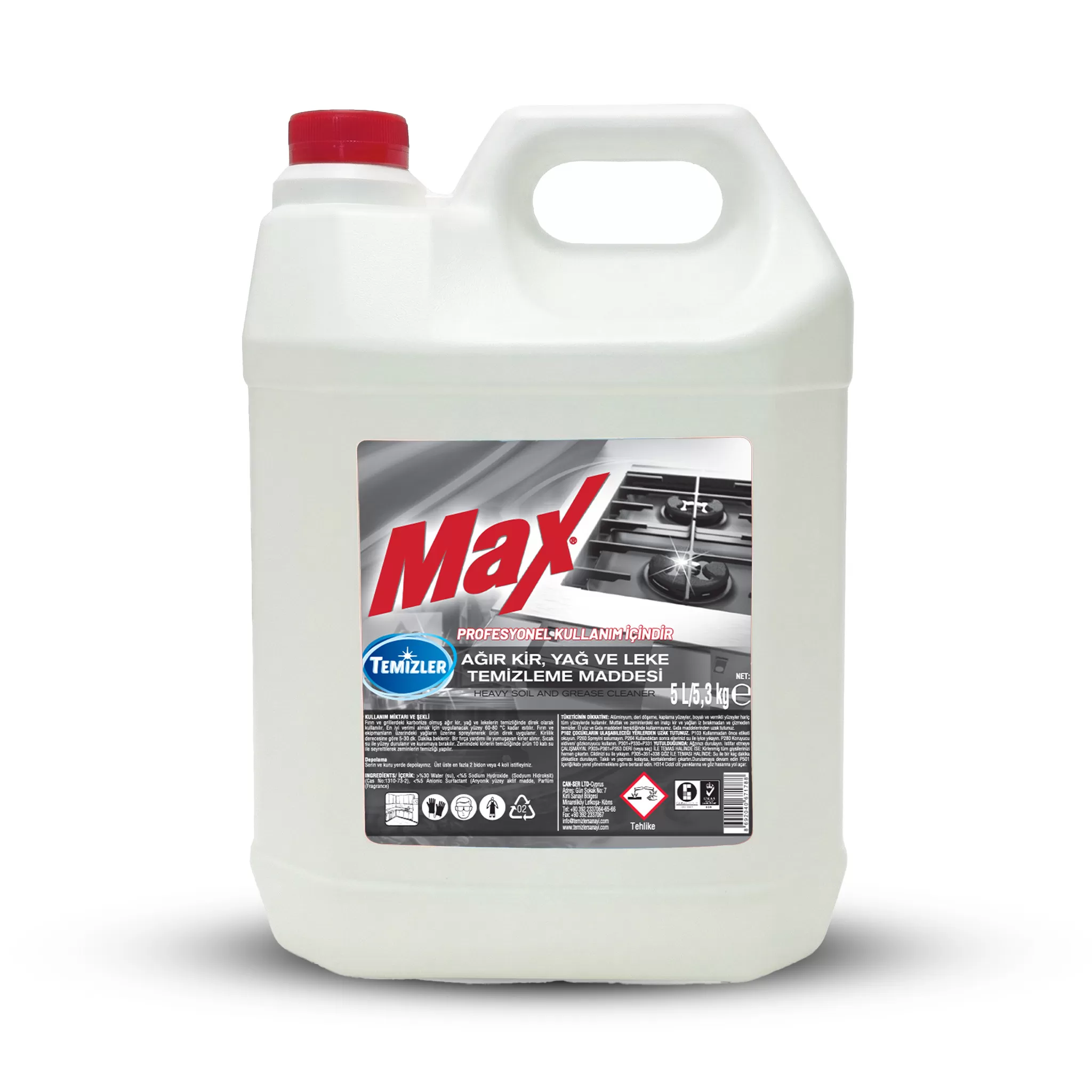 Max Ağır Kir ve Yağ Temizleyici