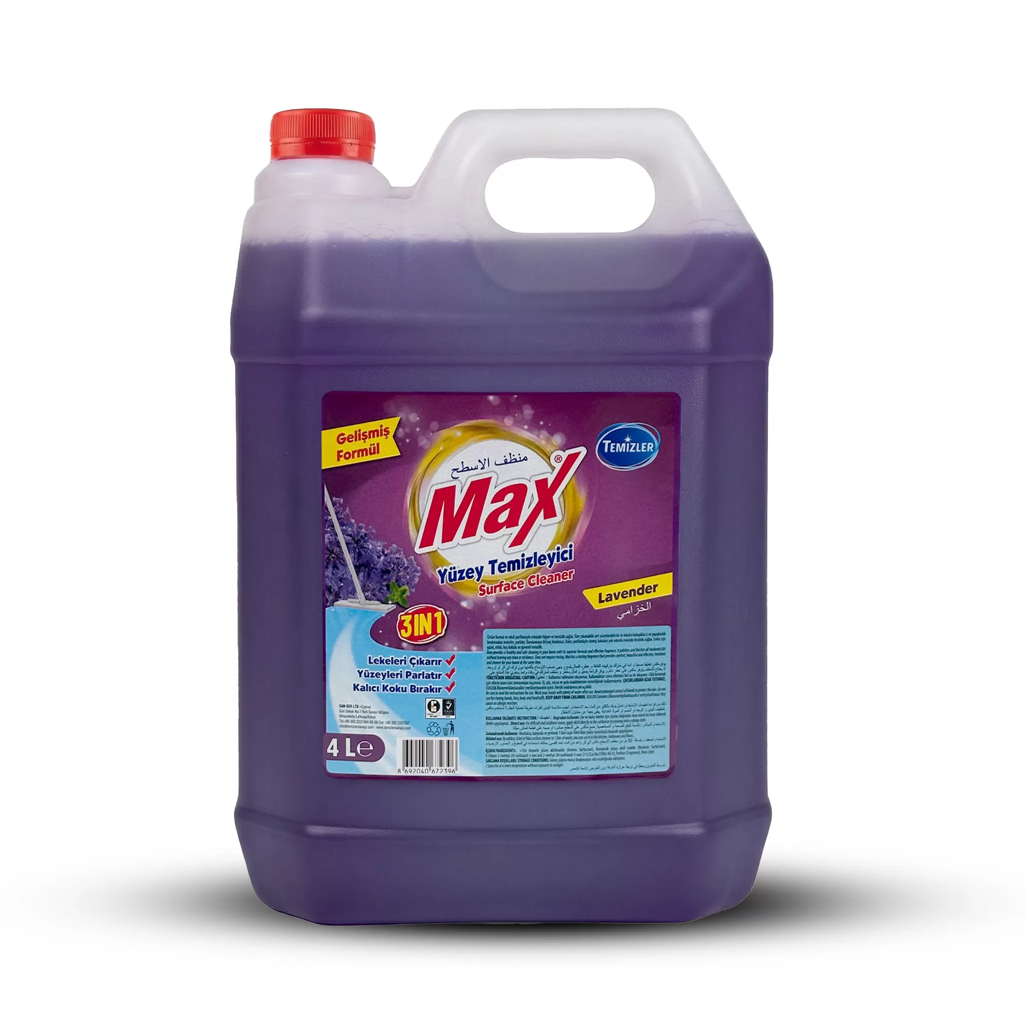 Max Yüzey Temizleyici Lavander