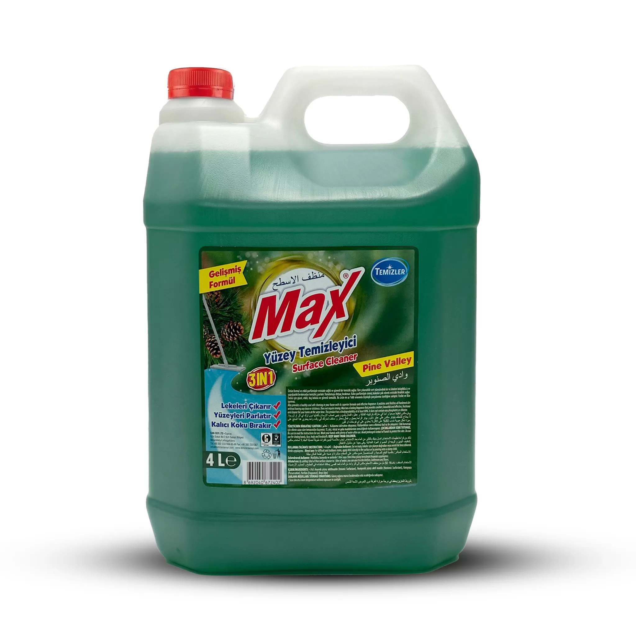 Max Yüzey Temizleyici Pine Walley