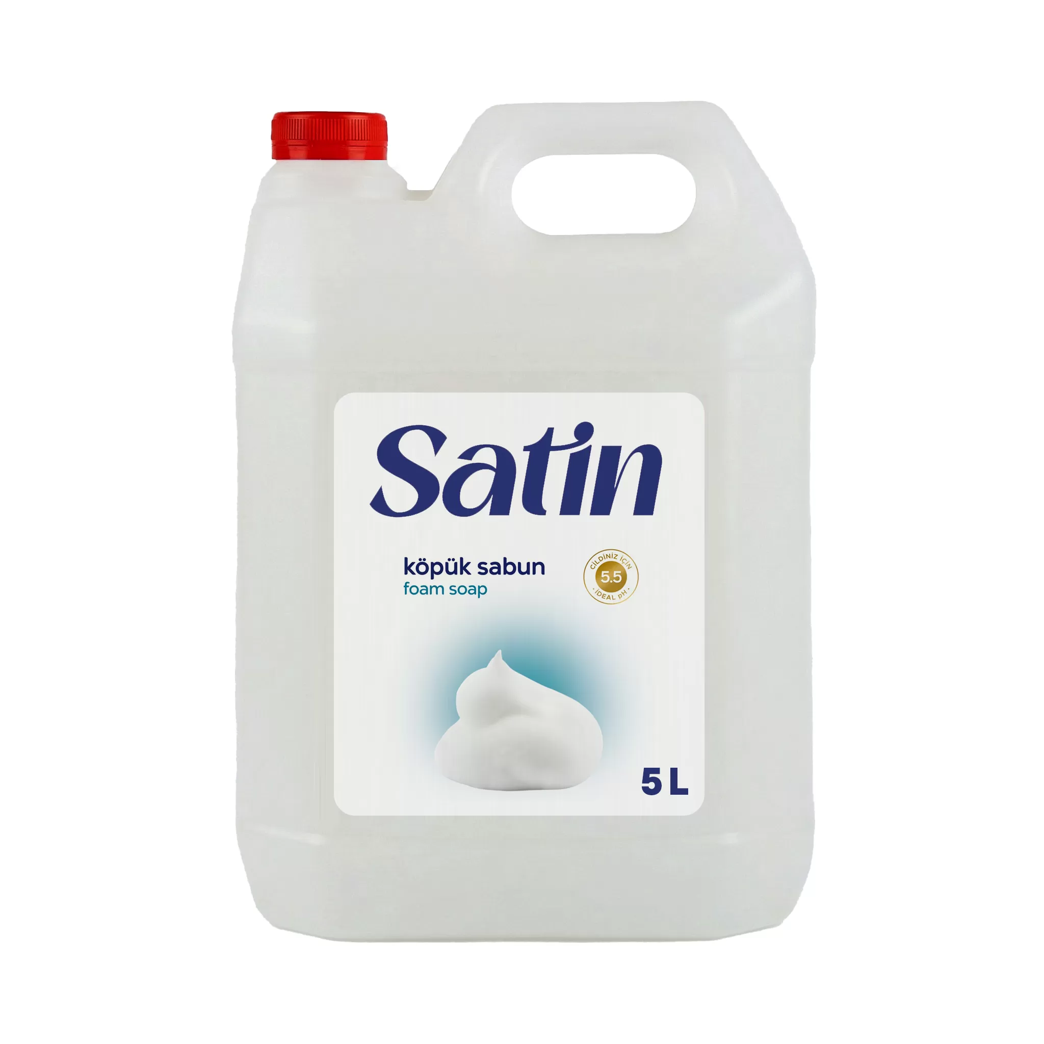 Satin Anti-Bakteriyel Köpük Sabun Beyaz 5 L