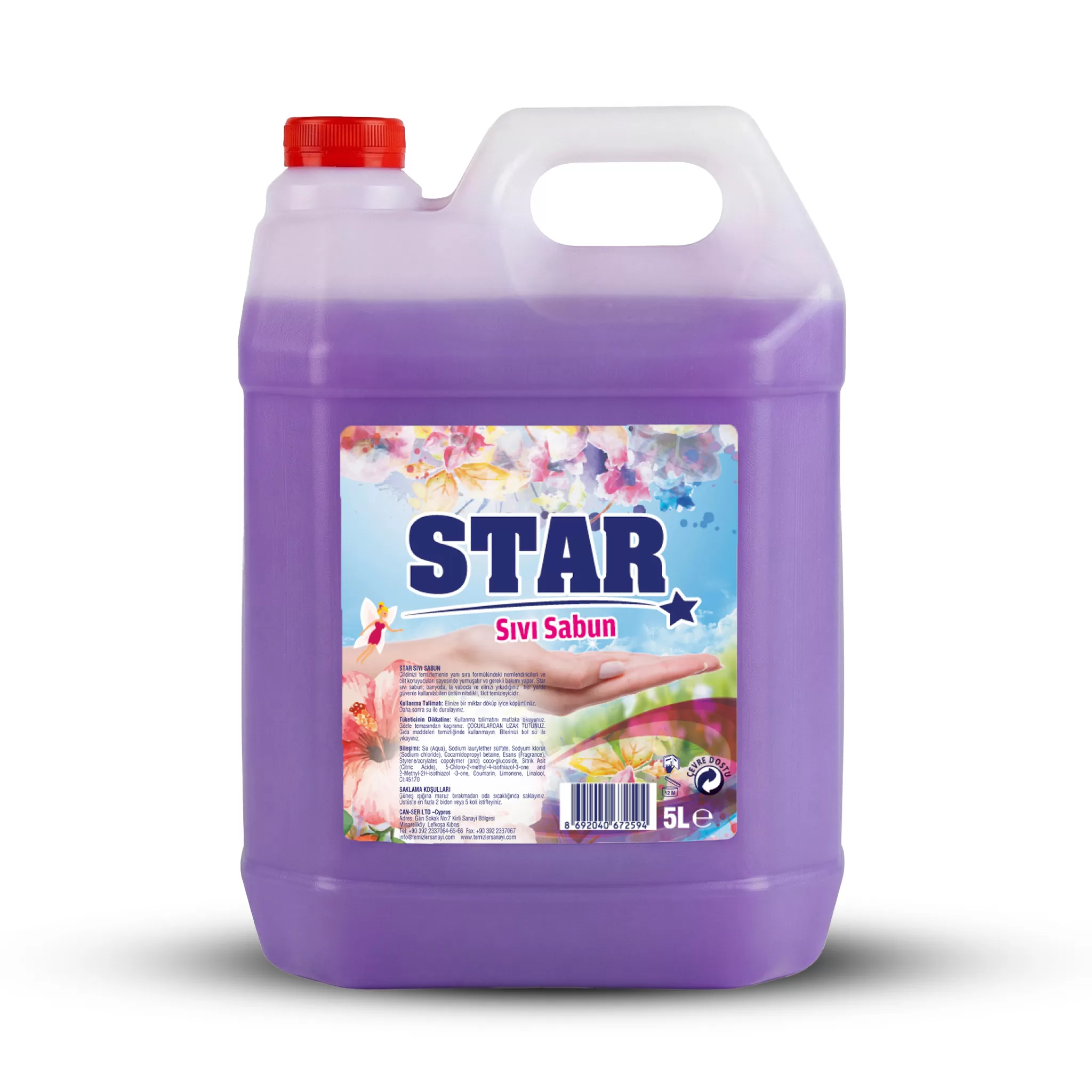 Star Sıvı Sabun Mor 5 L