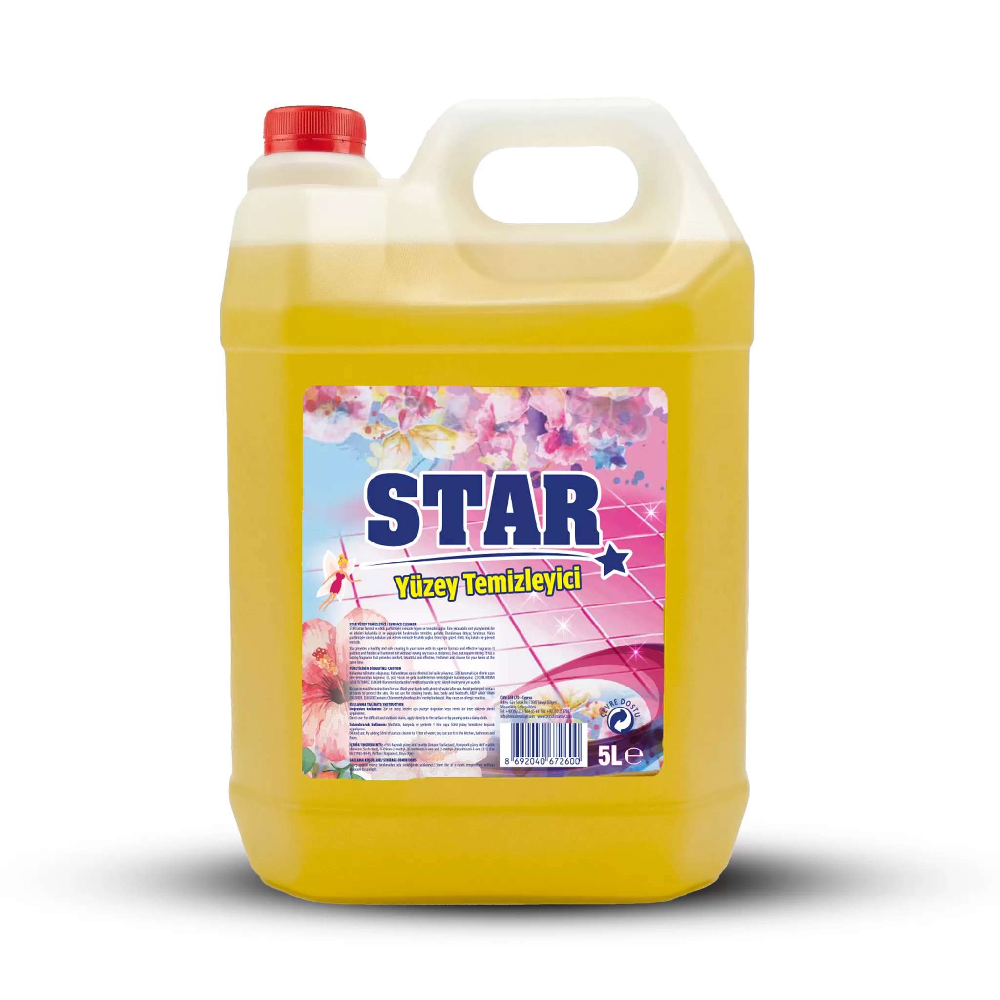 Star Yüzey Temizleyici Sarı